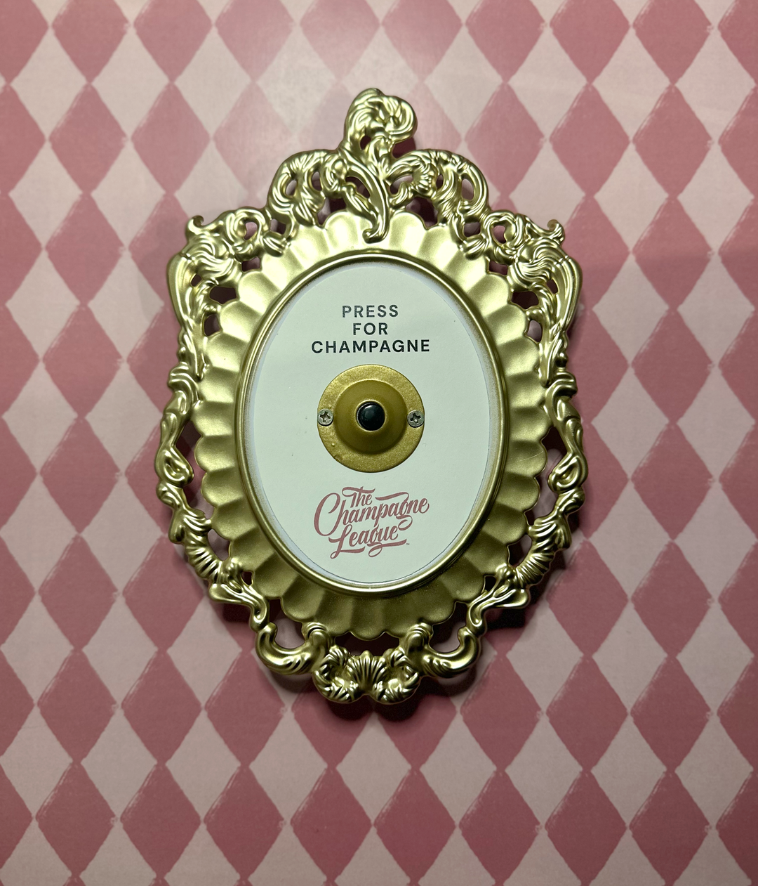 Press for Champagne Door Bell