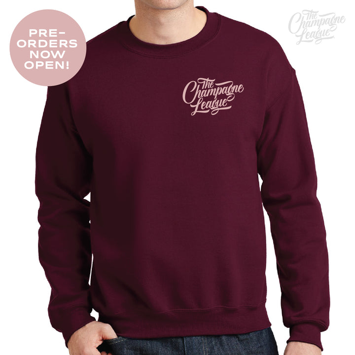 The Champagne League Essential Crewneck, PRE-ORDER!