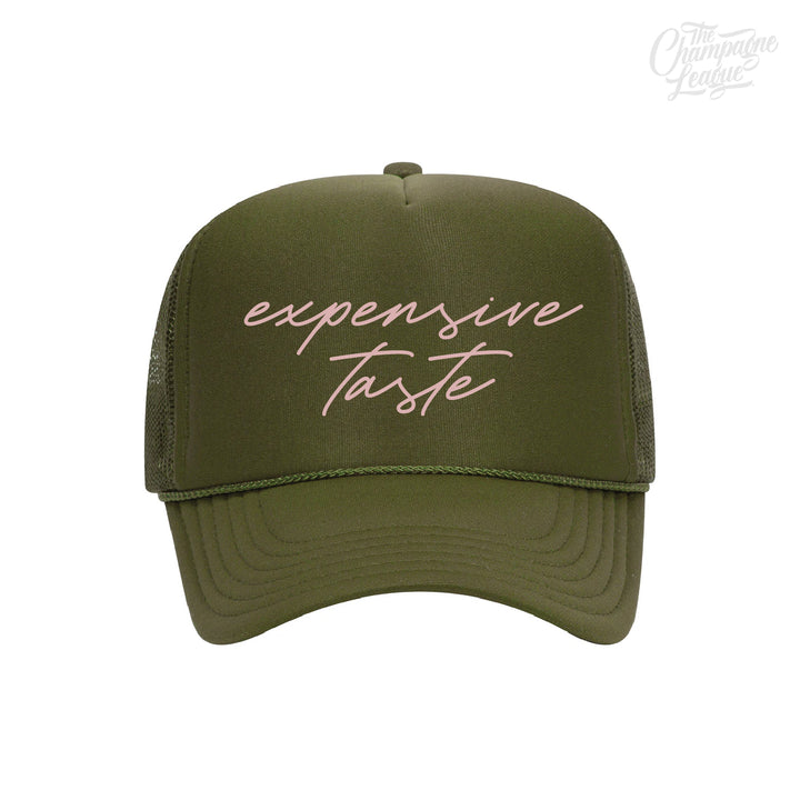 The Champagne League 'Expensive Taste' Trucker Hat - PRE-ORDER, SHIPS 12/20